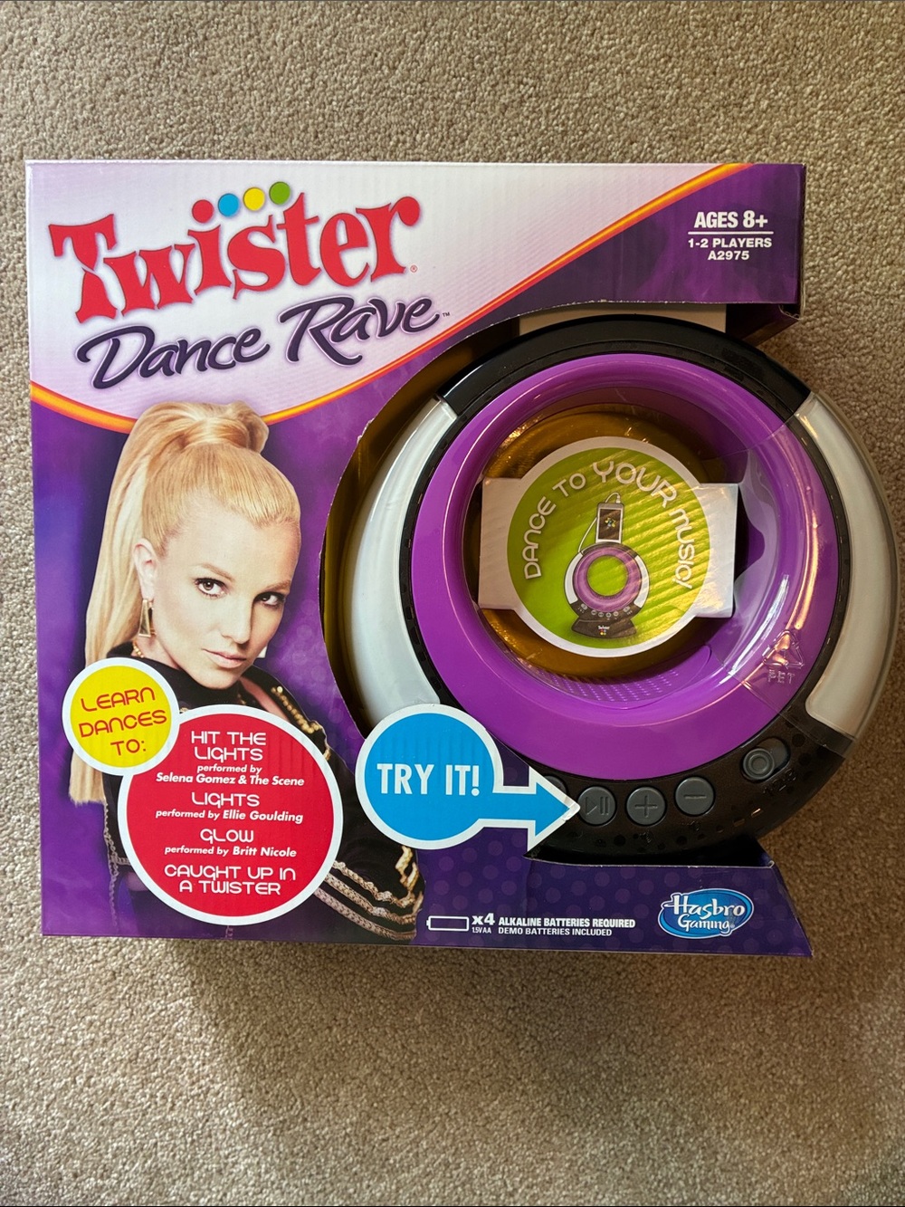 Hasbro Twister Dance Rave Kids Party Fun Game NIB